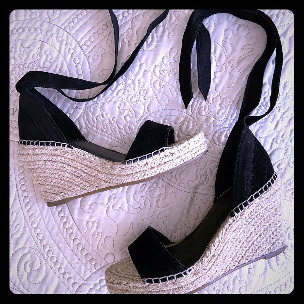 Marc Fisher Suede Espadrilles